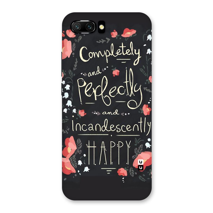 Completely Happy Back Case for Honor 10