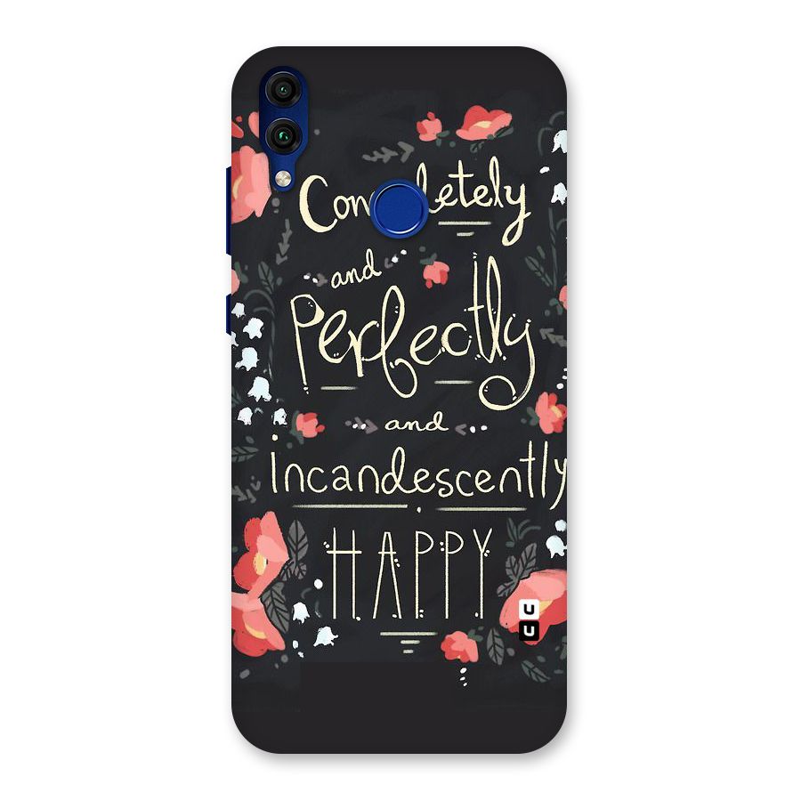 Completely Happy Back Case for Honor 8C