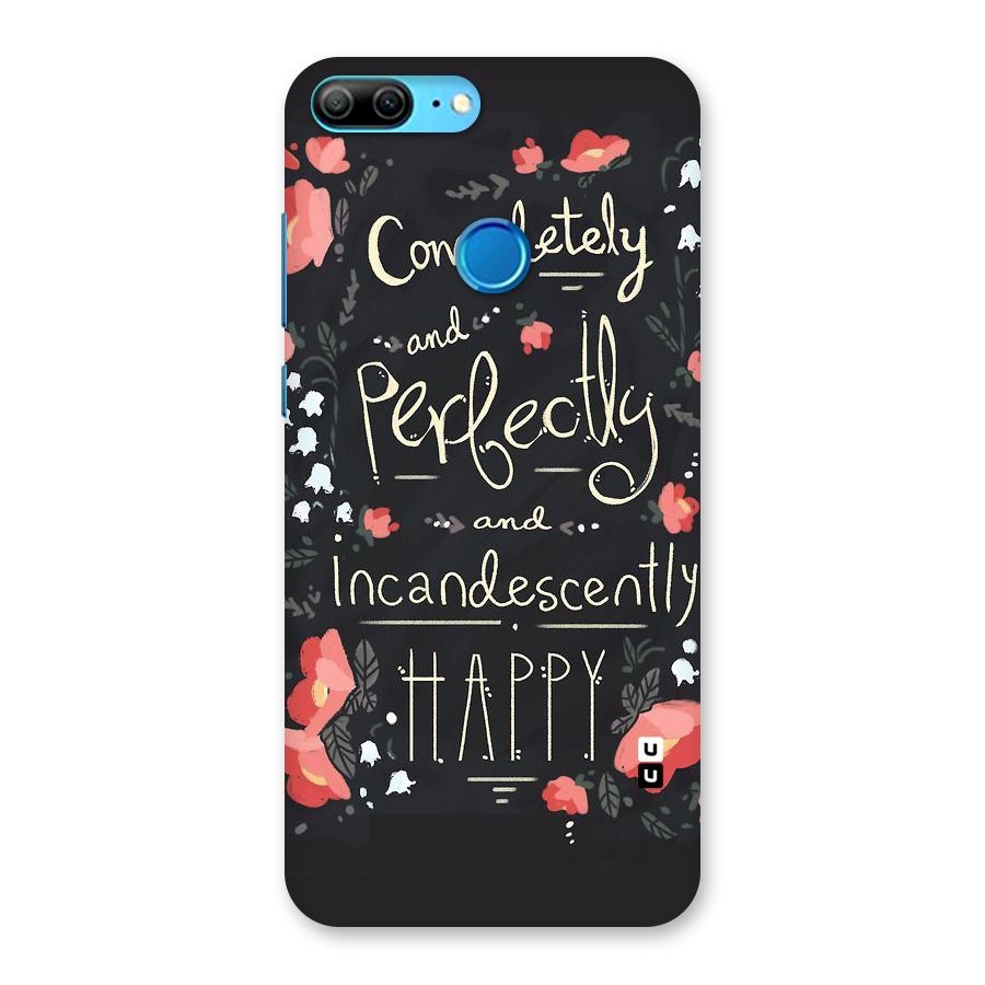 Completely Happy Back Case for Honor 9 Lite