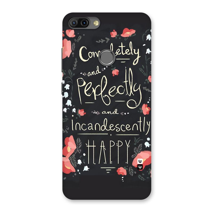 Completely Happy Back Case for Infinix Hot 6 Pro