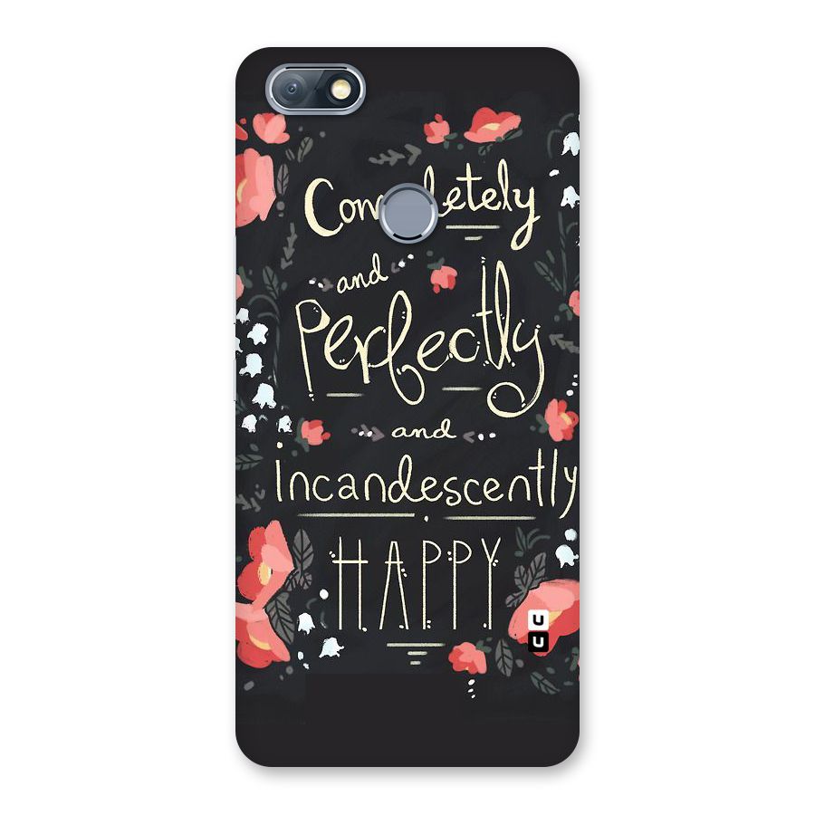 Completely Happy Back Case for Infinix Note 5