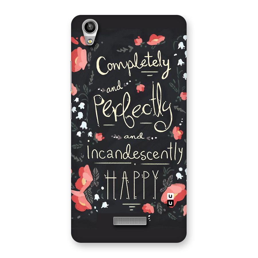 Completely Happy Back Case for Lava-Pixel-V1