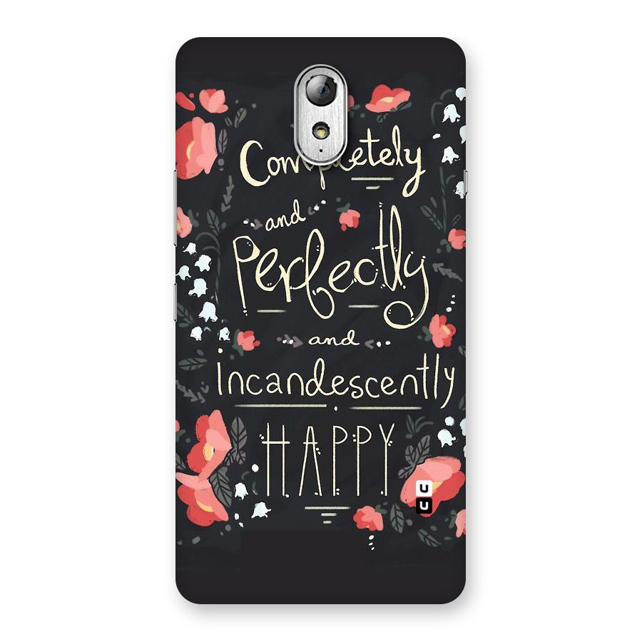 Completely Happy Back Case for Lenovo Vibe P1M