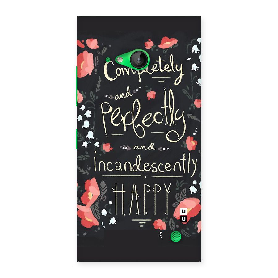 Completely Happy Back Case for Lumia 730