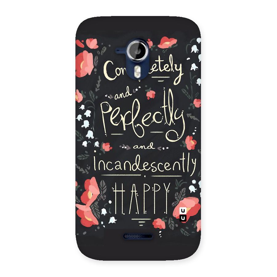 Completely Happy Back Case for Micromax Canvas Magnus A117