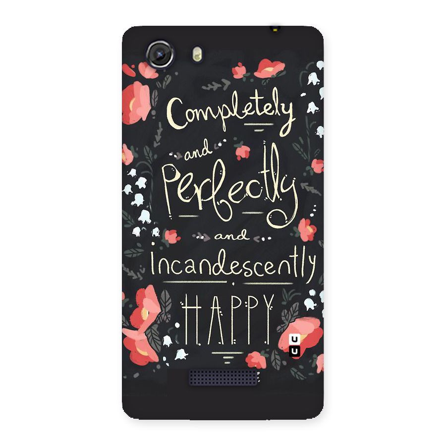 Completely Happy Back Case for Micromax Unite 3