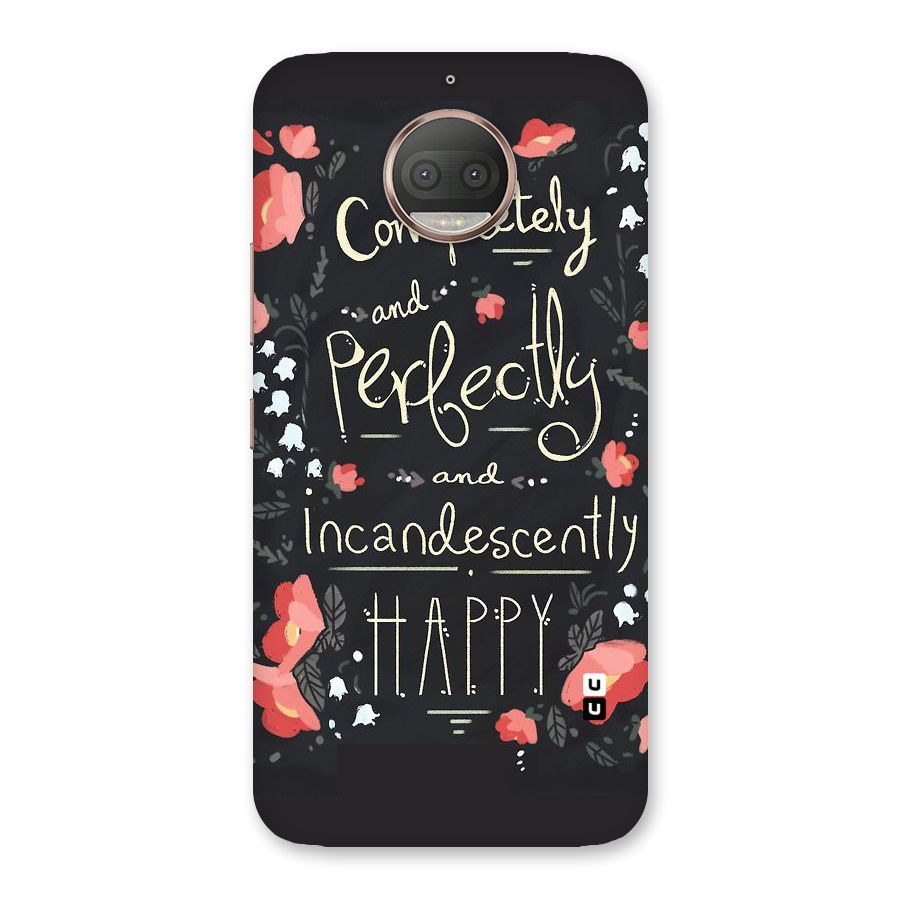 Completely Happy Back Case for Moto G5s Plus