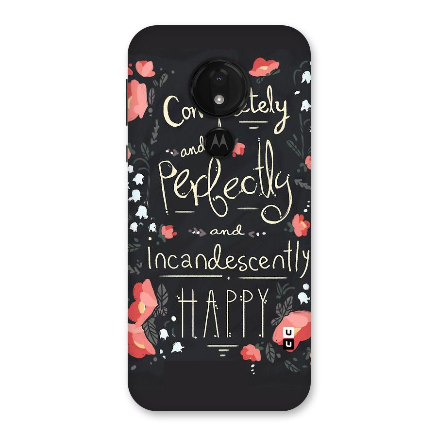 Completely Happy Back Case for Moto G7 Power