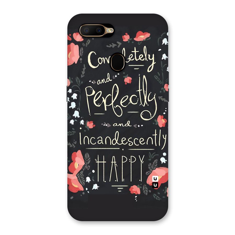 Completely Happy Back Case for Oppo A5s
