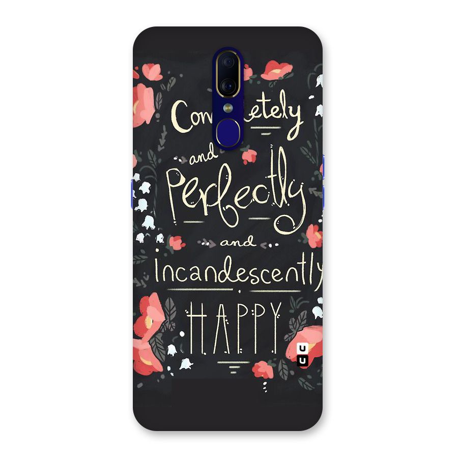 Completely Happy Back Case for Oppo A9