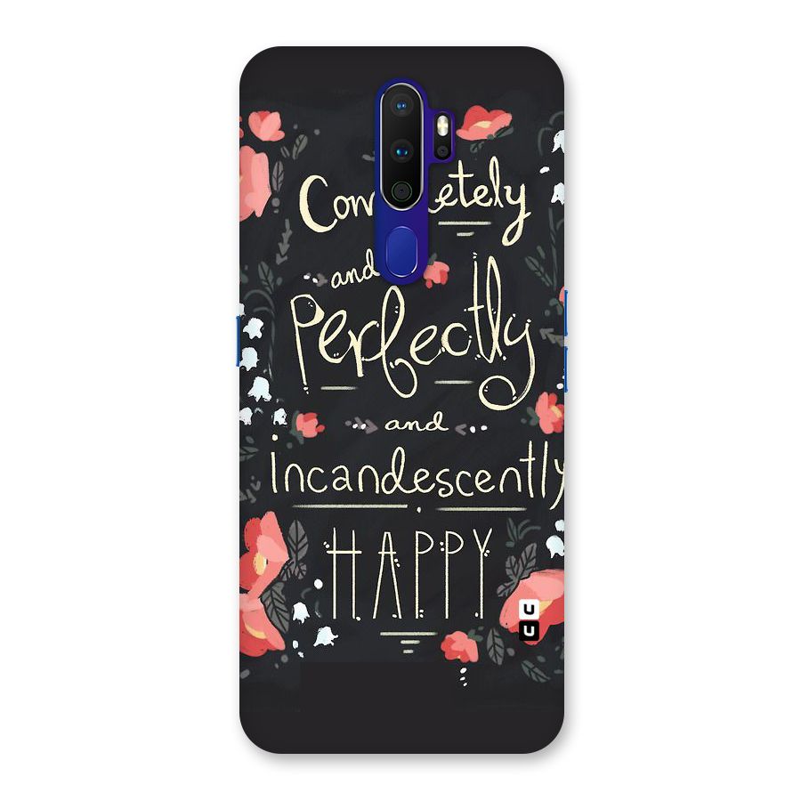 Completely Happy Back Case for Oppo A9 (2020)
