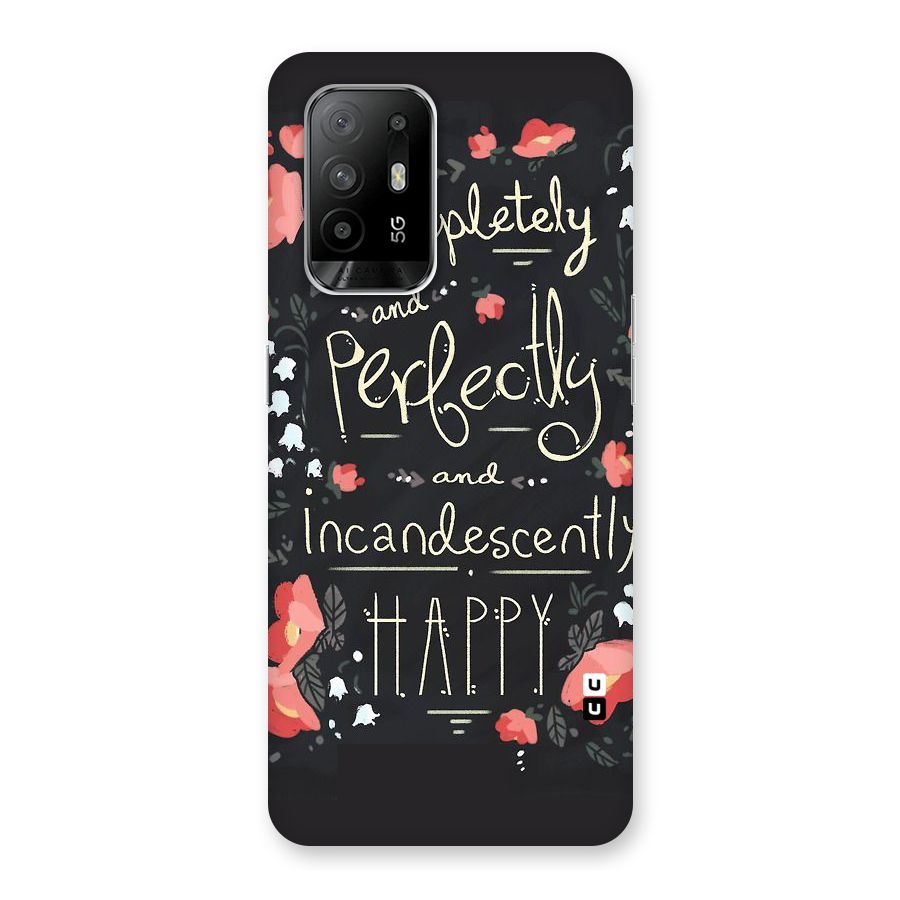 Completely Happy Back Case for Oppo F19 Pro Plus 5G