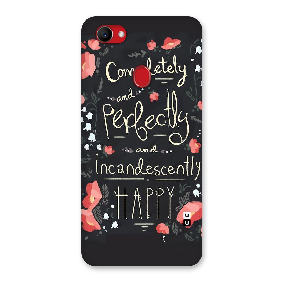 Completely Happy Back Case for Oppo F7