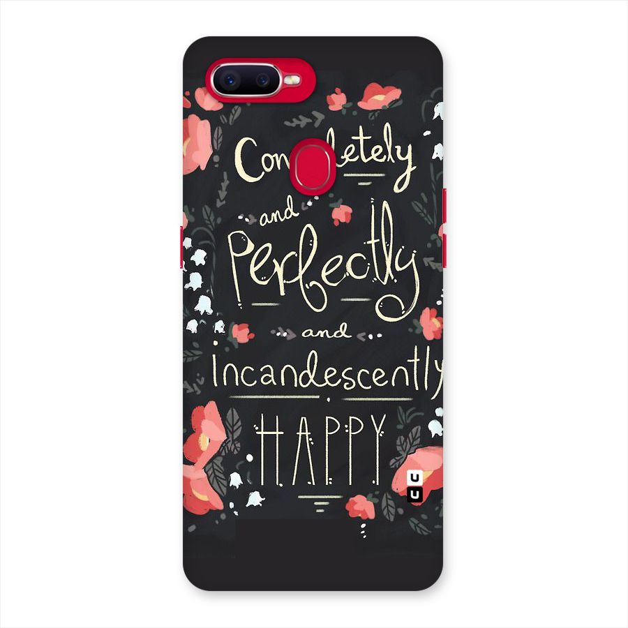 Completely Happy Back Case for Oppo F9 Pro