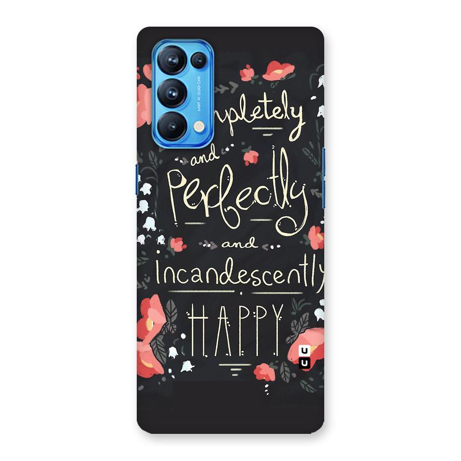 Completely Happy Back Case for Oppo Reno5 Pro 5G
