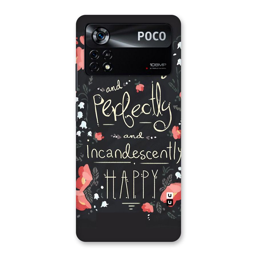 Completely Happy Back Case for Poco X4 Pro 5G