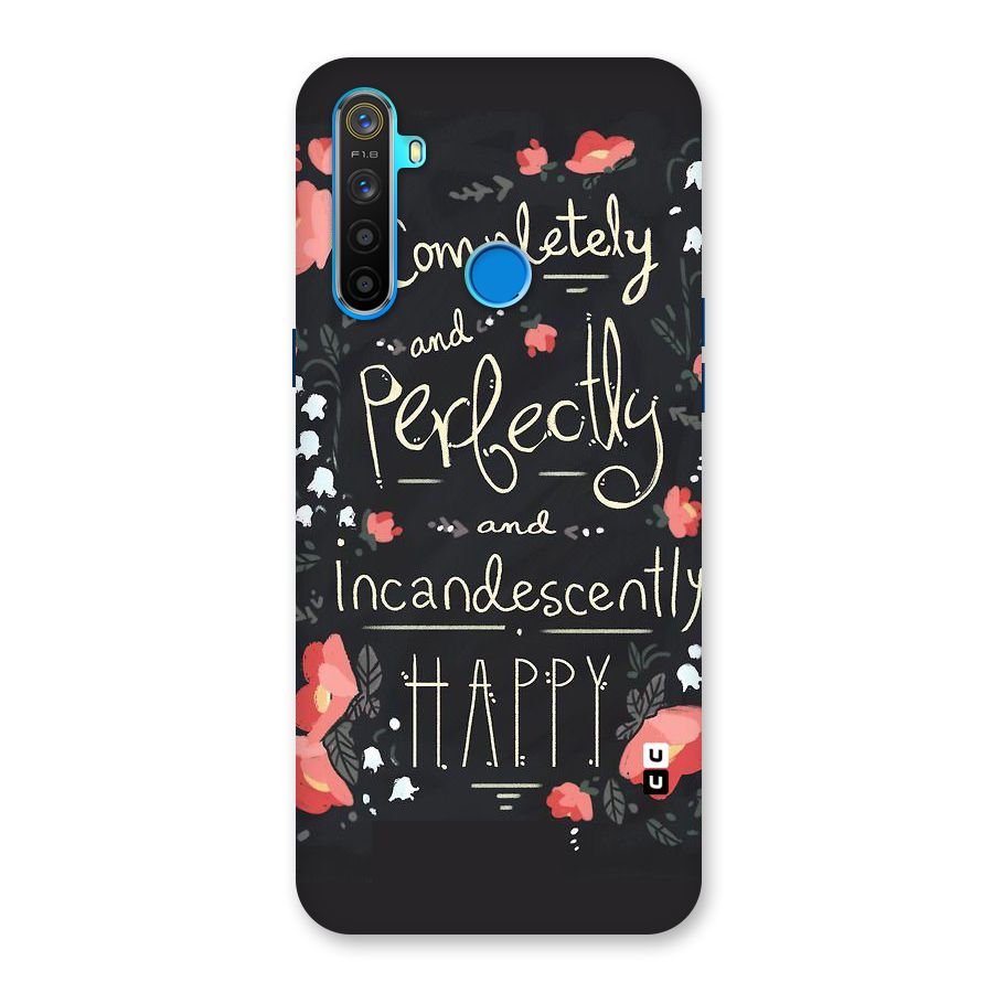 Completely Happy Back Case for Realme 5