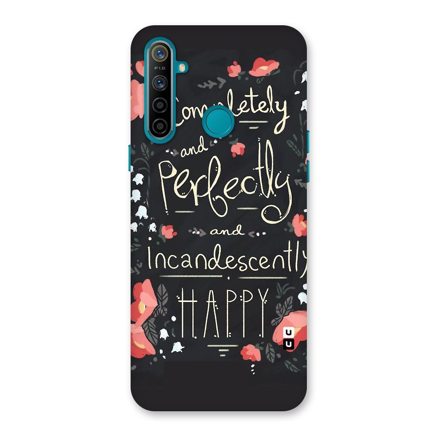 Completely Happy Back Case for Realme 5i