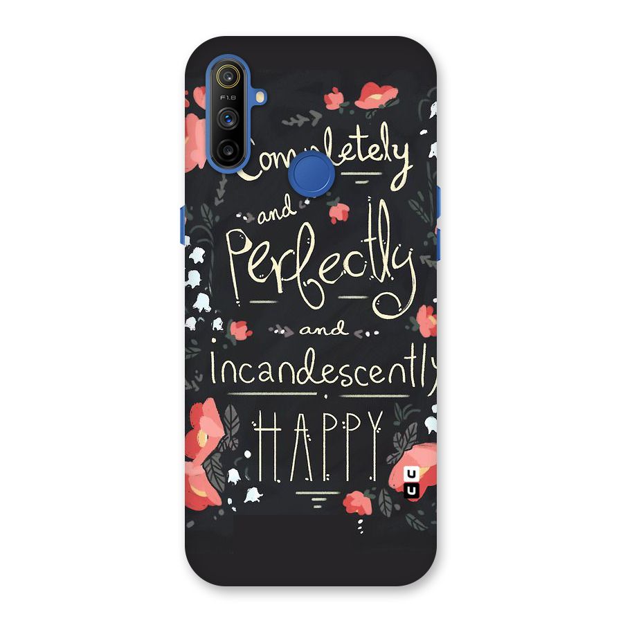 Completely Happy Back Case for Realme Narzo 10A