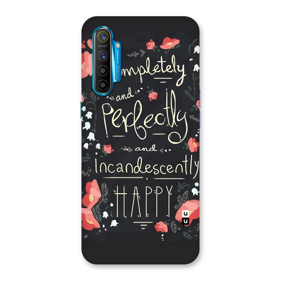 Completely Happy Back Case for Realme XT