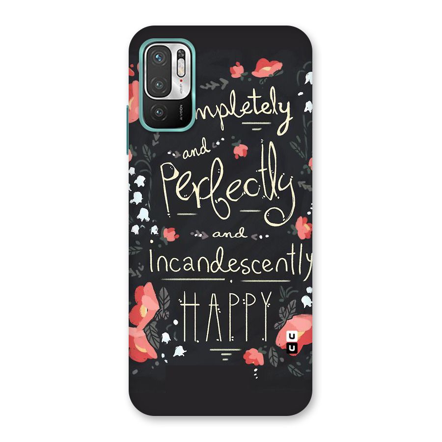 Completely Happy Back Case for Redmi Note 10T 5G