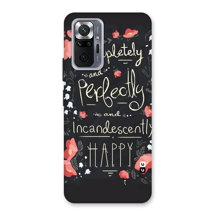 Completely Happy Back Case for Redmi Note 10 Pro Max