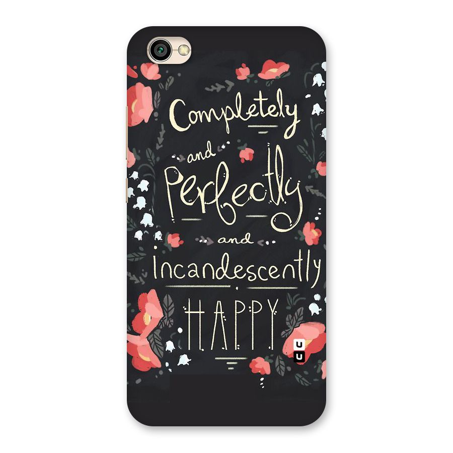 Completely Happy Back Case for Redmi Y1 Lite