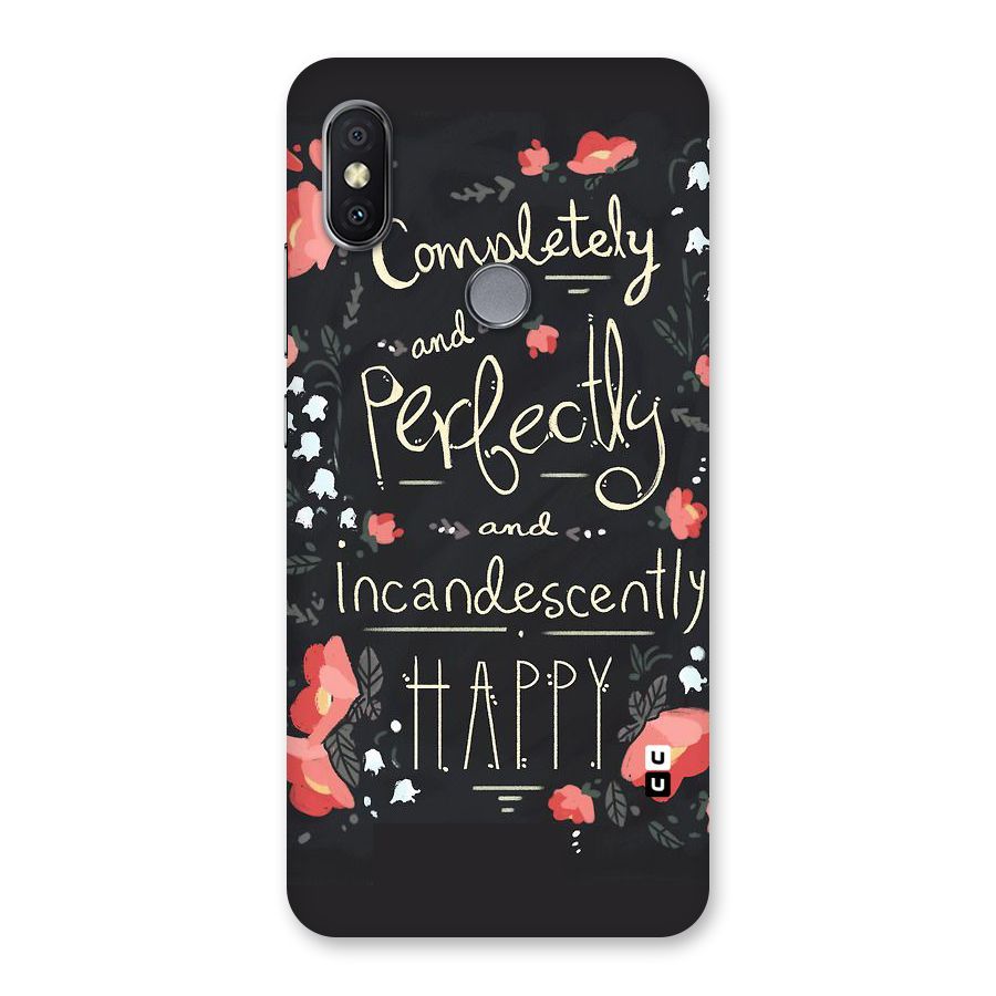 Completely Happy Back Case for Redmi Y2