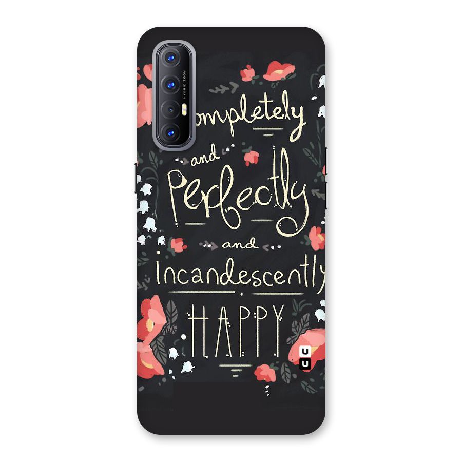 Completely Happy Back Case for Reno3 Pro