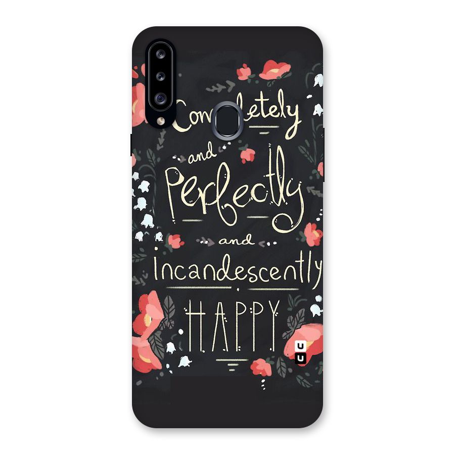 Completely Happy Back Case for Samsung Galaxy A20s