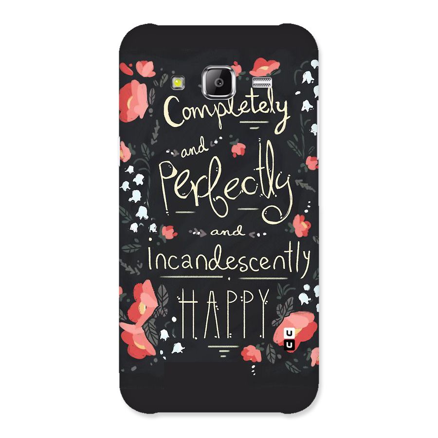 Completely Happy Back Case for Samsung Galaxy J2 Prime