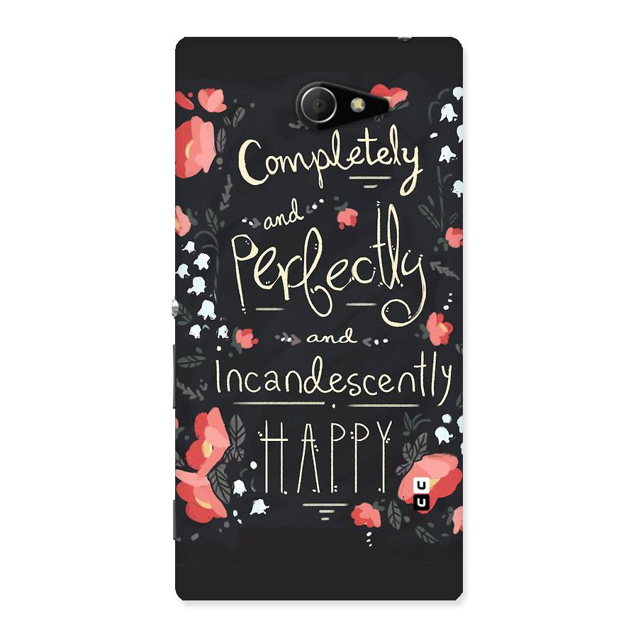 Completely Happy Back Case for Sony Xperia M2