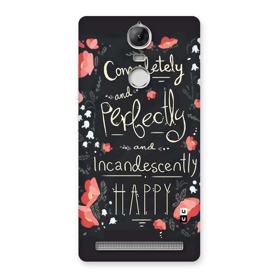 Completely Happy Back Case for Vibe K5 Note