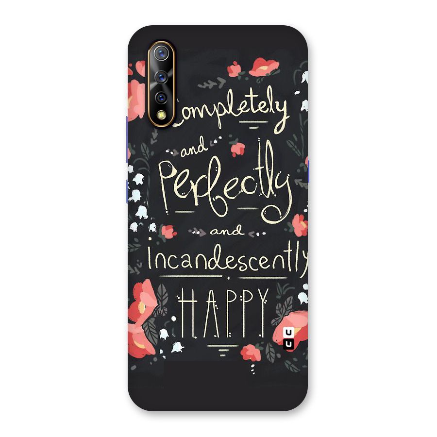 Completely Happy Back Case for Vivo S1