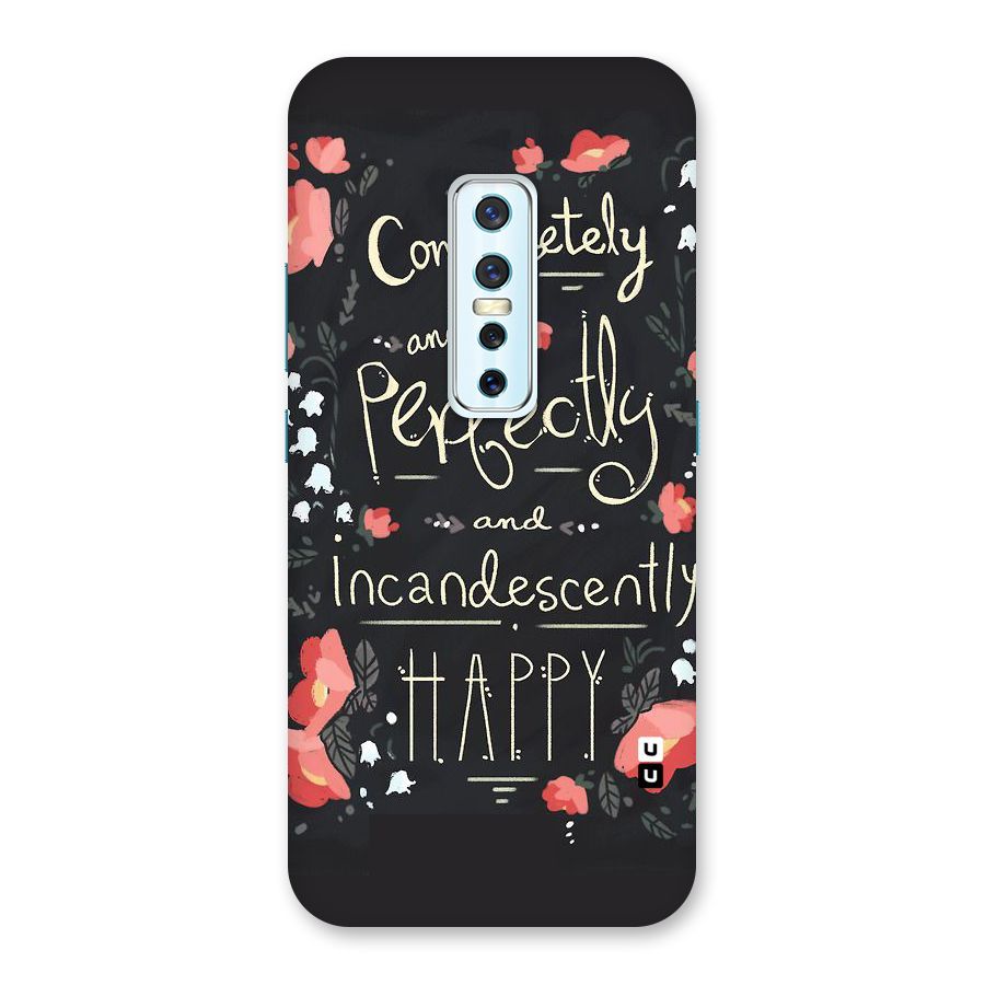 Completely Happy Back Case for Vivo V17 Pro
