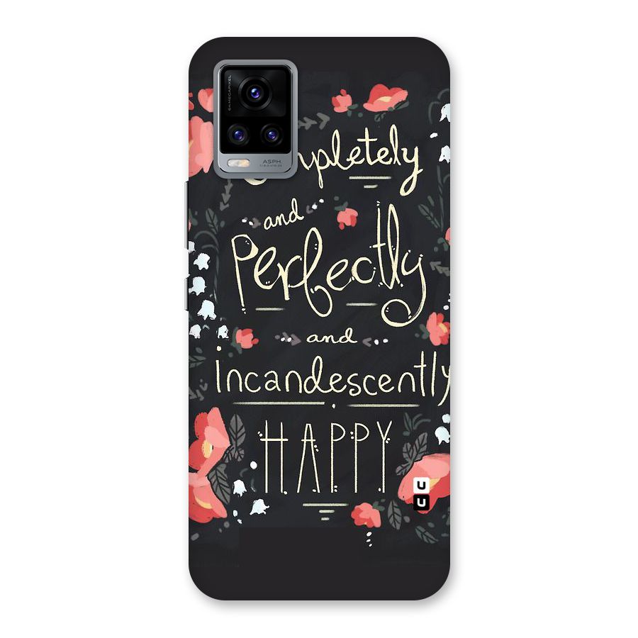 Completely Happy Back Case for Vivo V20