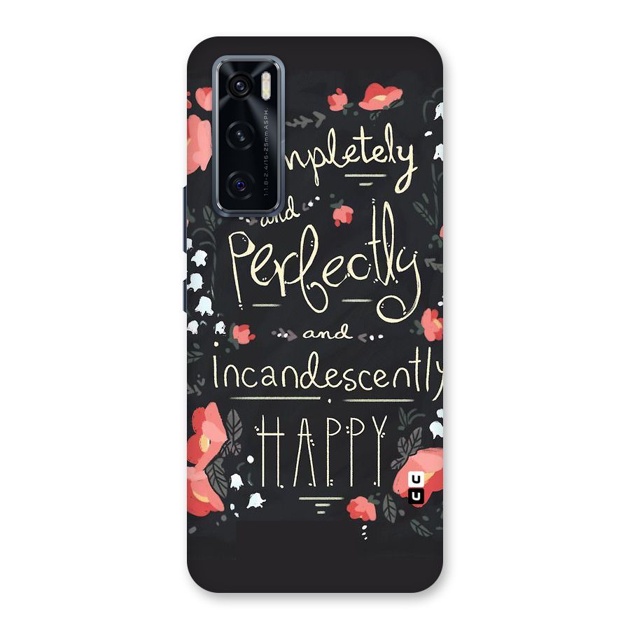 Completely Happy Back Case for Vivo V20 SE