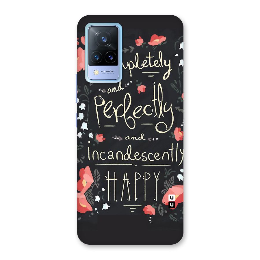 Completely Happy Back Case for Vivo V21 5G