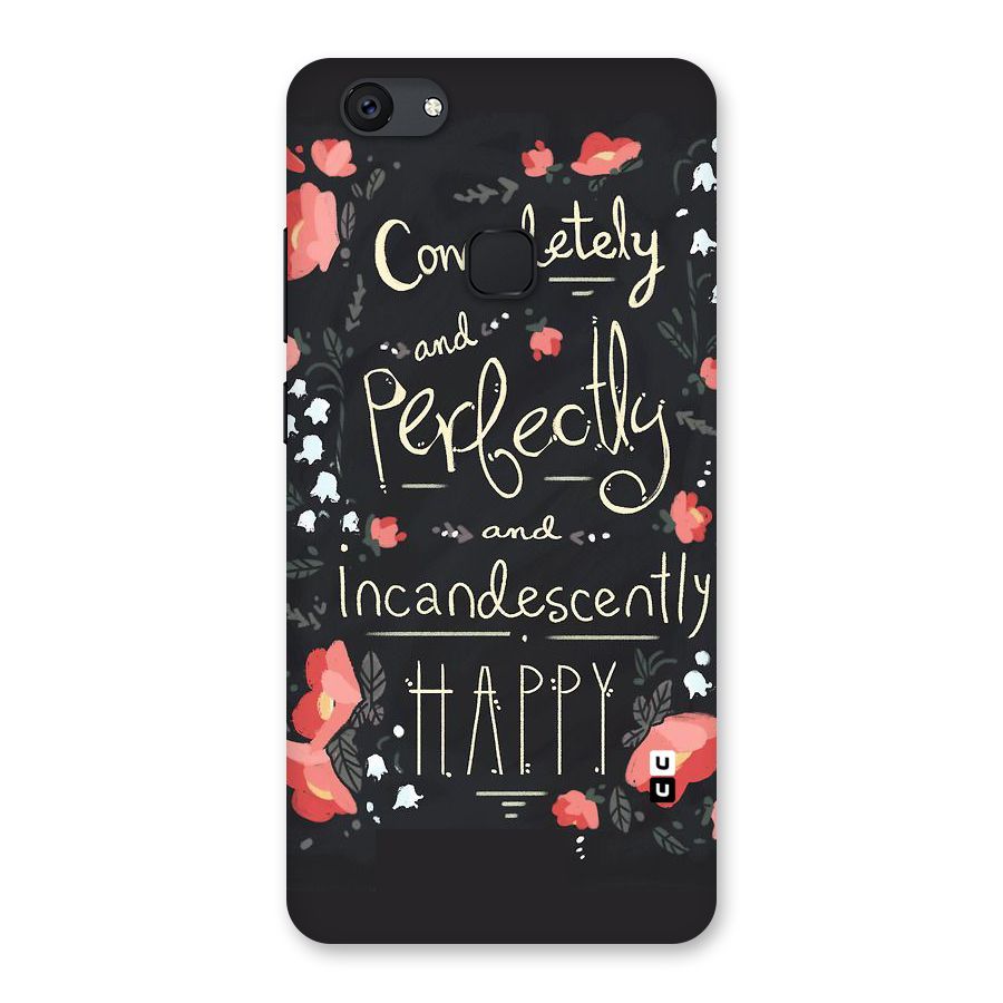 Completely Happy Back Case for Vivo V7 Plus