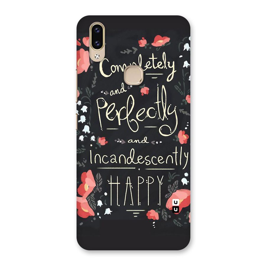 Completely Happy Back Case for Vivo V9 Youth