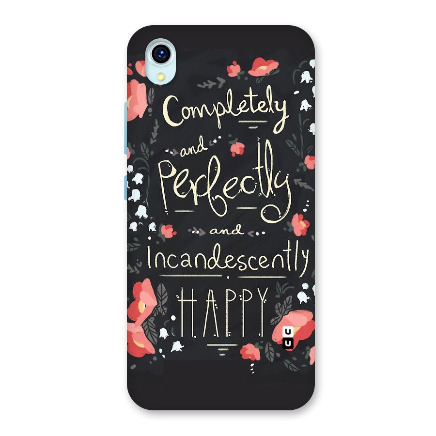 Completely Happy Back Case for Vivo Y1s