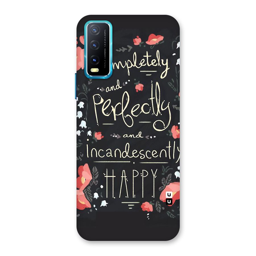 Completely Happy Back Case for Vivo Y20