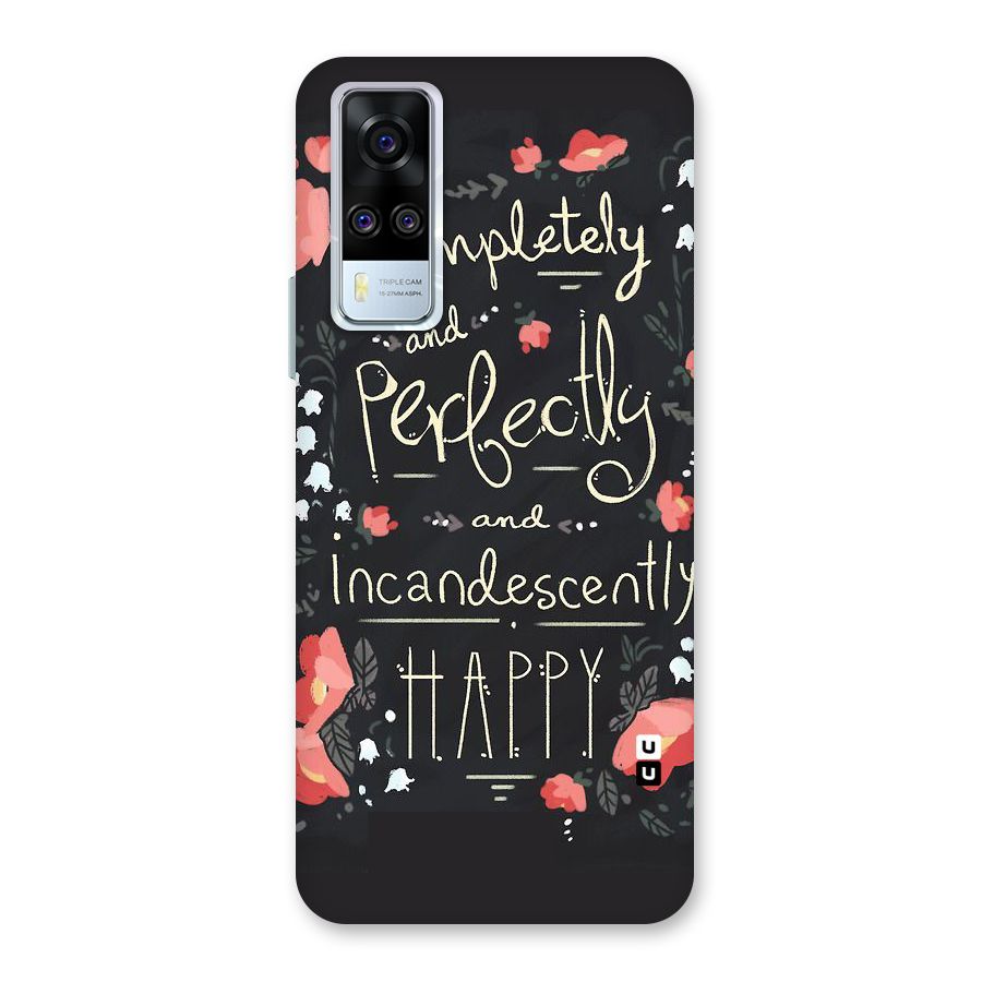 Completely Happy Back Case for Vivo Y31