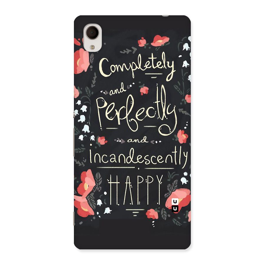 Completely Happy Back Case for Xperia M4 Aqua