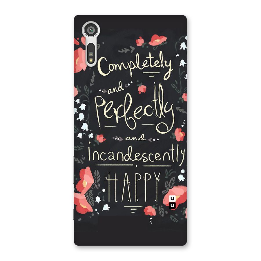 Completely Happy Back Case for Xperia XZ