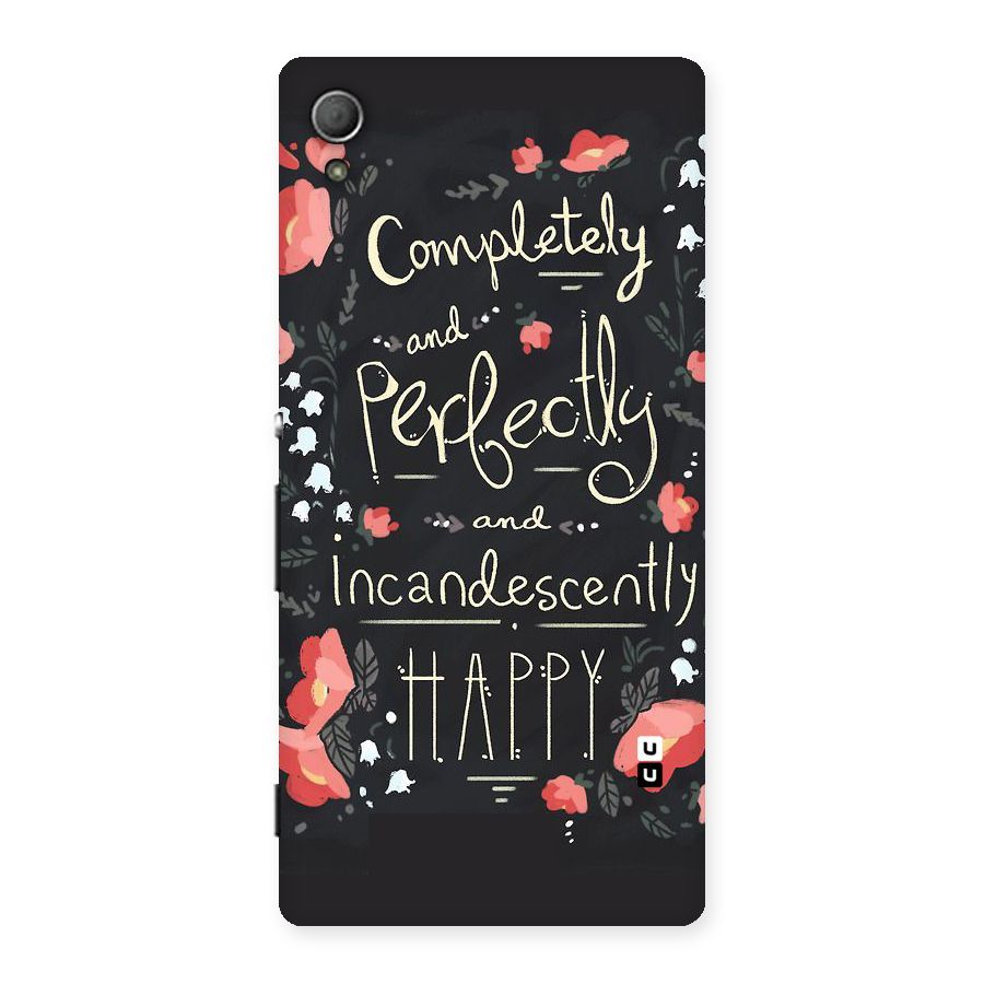Completely Happy Back Case for Xperia Z3 Plus