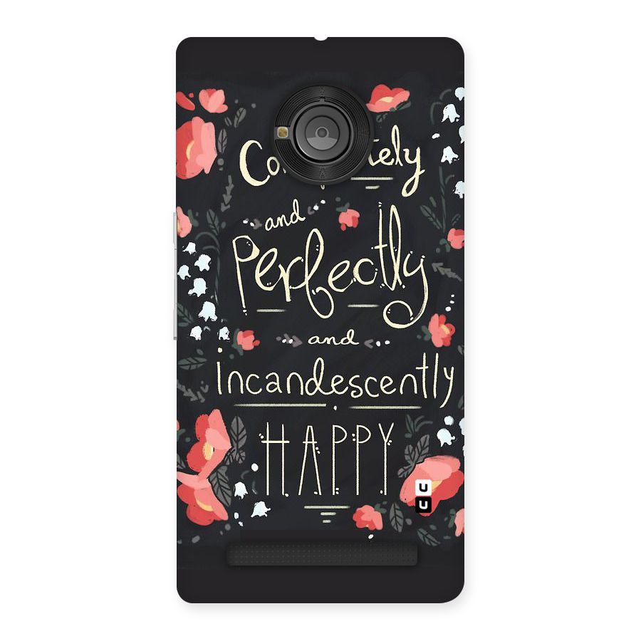 Completely Happy Back Case for Yu Yunique