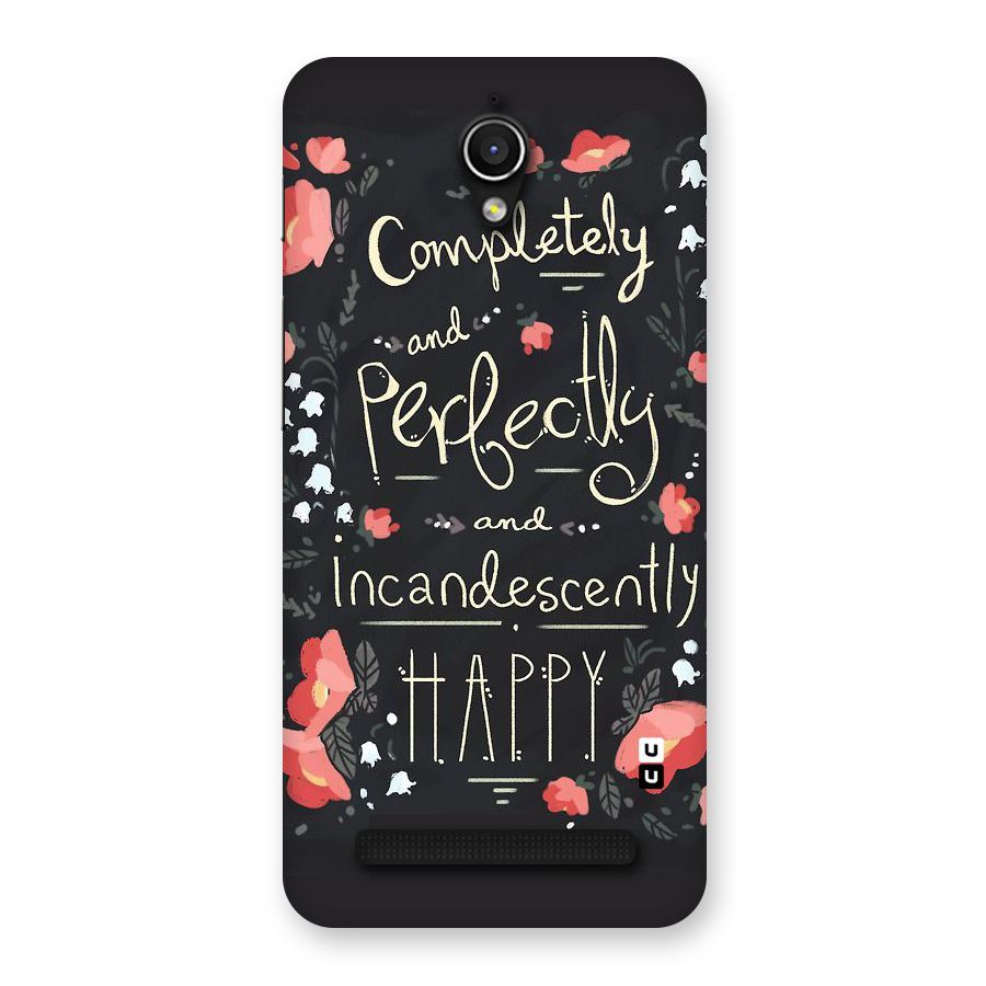 Completely Happy Back Case for Zenfone Go