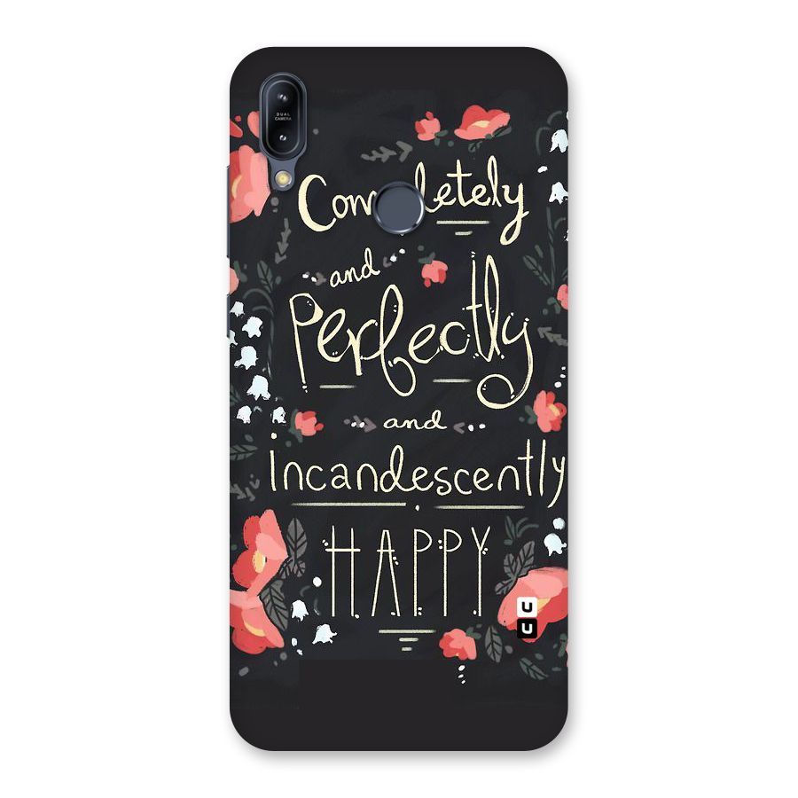 Completely Happy Back Case for Zenfone Max M2