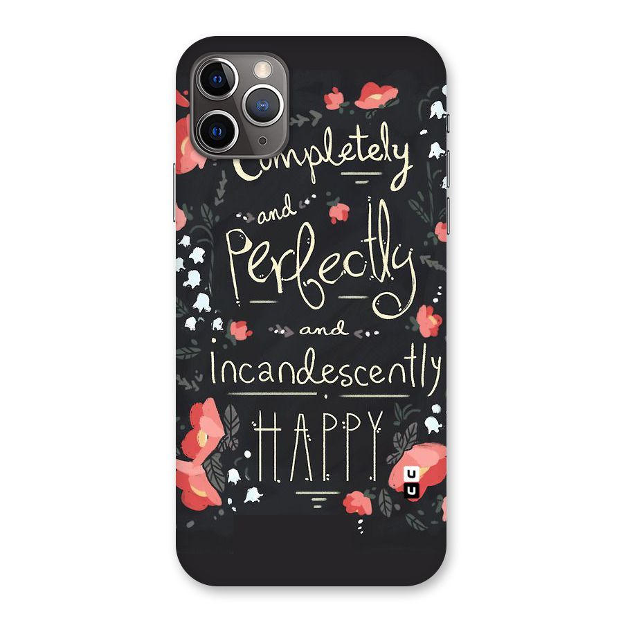 Completely Happy Back Case for iPhone 11 Pro Max